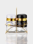 Набор для специй "S&P.Marble", 2 шт, на подставке - фото 61086916