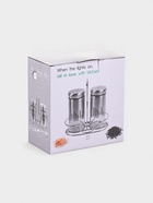 Набор для специй "Сияние.Black/White", 2 шт, на подставке - фото 61086930