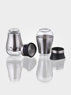 Набор для специй "Сияние.Silver", 2 шт, на подставке - фото 61086934