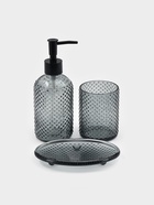 Набор для ванной «Капель», 3 предмета, дозатор для мыла, стакан, мыльница - Фото 4