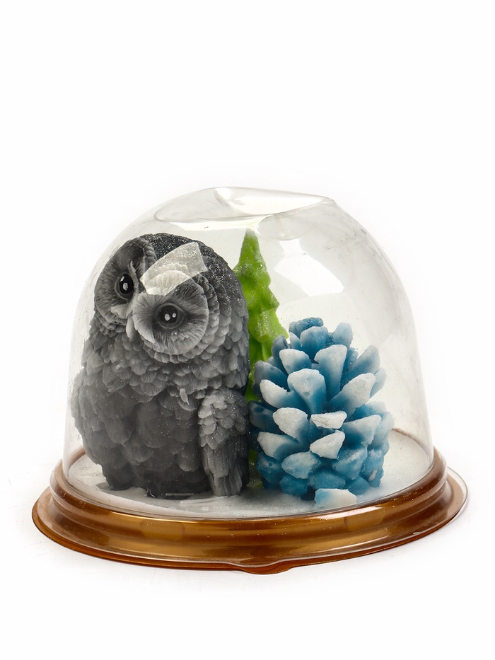 УЦЕНКА Фигурное мыло - набор «Сова, елка, шишка» 120 г - Фото 1