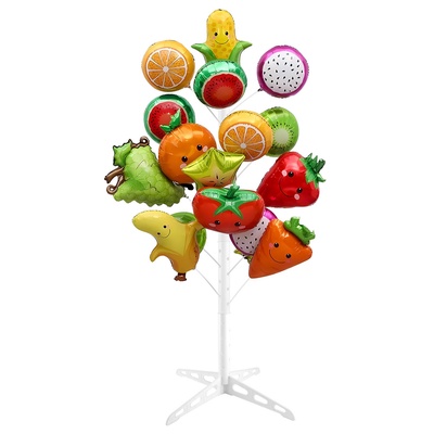 УЦЕНКА Стойка для шаров, сборно-разборная, пластик, 1,67 м, Белый, 1 шт.