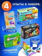 Набор для опытов «Новогодний бокс», 4 набора для опытов, 1 сюрприз - Фото 2