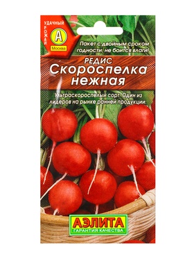 Семена Редис Скороспелка нежная, Ц/П,4 г