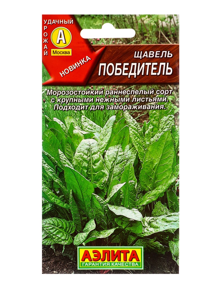 Семена Щавель «Победитель», 0.5 г, «Агрофирма АЭЛИТА» - Фото 1