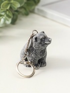 Брелок для ключей на кольце «Медвежонок сидит», 4.5 см - фото 61613988