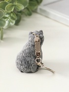 Брелок для ключей на кольце «Медвежонок сидит», 4.5 см - фото 61613989