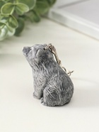 Брелок для ключей на кольце «Медвежонок сидит», 4.5 см - фото 61613990