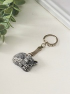 Брелок для ключей на кольце «Лисенок лежит (барельеф)», 2.4 см - Фото 2