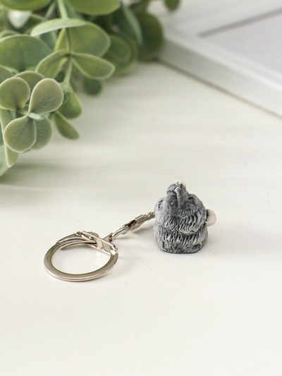 Брелок для ключей на кольце «Голова медведя маленькая», 2.5 см