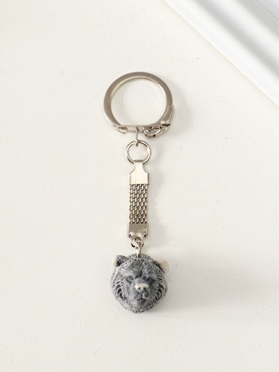 Брелок для ключей на кольце «Голова медведя маленькая», 2.5 см