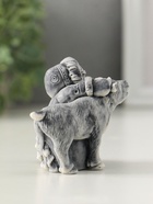 Фигурка «Девочка с оленёнком», 6.4 см - фото 61614032