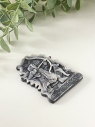 Магнит на холодильник «Охотник с луком (барельеф)», 8 см - фото 61614038