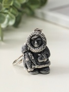 Брелок для ключей на кольце «Хант с вязанкой рыбы маленький», 4.1 см - Фото 1