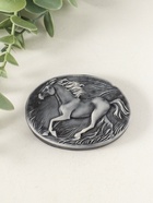 Магнит на холодильник «Лошадь бегущая (барельеф)», 5.5 см - Фото 1