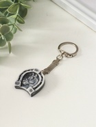 Брелок для ключей на кольце «Подкова с головой лошади», 3 см - фото 7627879