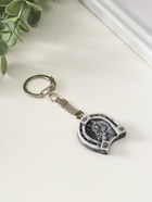 Брелок для ключей на кольце «Подкова с головой лошади», 3 см - Фото 4