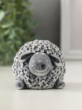 Фигурка «Барашек в цветочках», 5 см