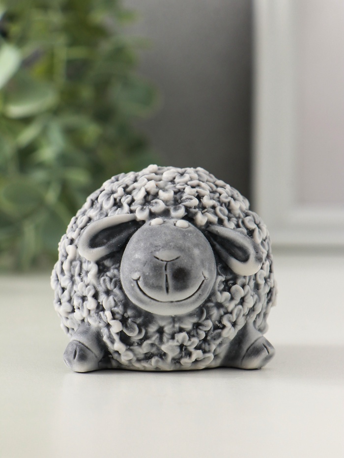 Фигурка «Барашек в цветочках», 5 см - Фото 1