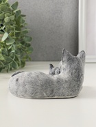 Фигурка «Кошка с котёнком лежит», 8 см - фото 61614122