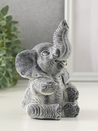 Фигурка «Слоник весёлый сидит», 12.8 см - фото 61614126