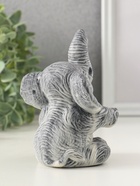 Фигурка «Слоник весёлый сидит», 12.8 см - фото 61614127