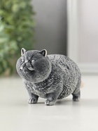 Фигурка «Кот толстый стоит», 5.5 см - фото 61614130