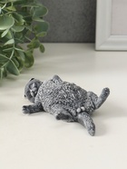 Фигурка «Кот лежит на спине», 3 см - фото 61614148