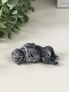 Фигурка «Бульдог лежит на спине», 3.5 см - фото 61614151