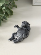 Фигурка «Бульдог лежит на спине», 3.5 см - фото 61614154