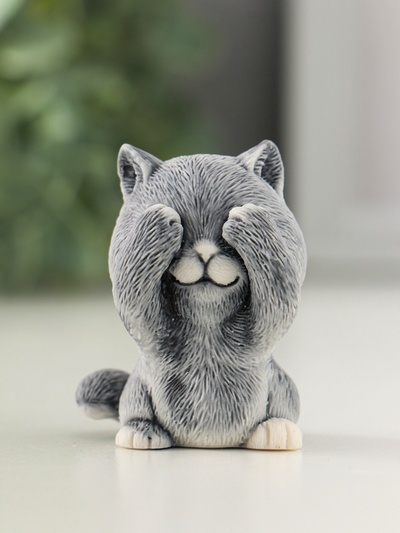 Фигурка «Котёнок забавный», 5.2 см, МИКС