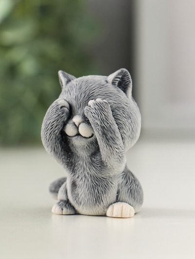 Фигурка «Котёнок забавный», 5.2 см, МИКС