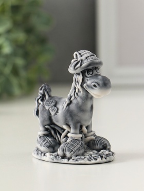 Фигурка «Лошадь в лаптях», 6.5 см