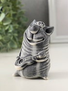 Фигурка «Кот с гитарой», 9 см - фото 61614182