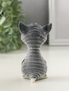 Фигурка «Кот худой с рыбой», 9.5 см - фото 61614196
