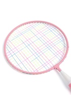 УЦЕНКА Набор для бадминтона ONLYTOP «Милашка»: 2 ракетки 44 см, 2 волана, мяч, чехол, розовый - Фото 7