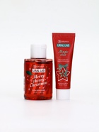 Подарочный набор косметики New Year Collection, гель для душа, крем для рук, пилочка, красный, URAL LAB - фото 119424135