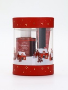 Подарочный набор косметики New Year Collection, гель для душа, крем для рук, пилочка, красный, URAL LAB - фото 119424146