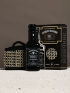 Подарочный набор «Лучшему мужчине», гель для душа во флаконе виски, чёрный и мочалка лента, Чистое счастье - фото 61614320