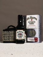 Подарочный набор «На удачу», гель для душа во флаконе виски, чёрный и мочалка лента, Чистое счастье - фото 61719483