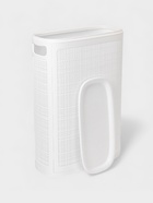 Плетёная корзина для белья с крышкой «Лён», 45 л, 43×20×60 см, белая - Фото 2