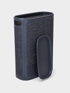 Плетёная корзина для белья с крышкой "Лён" 45л 43×20×60см, цвет графит - фото 61086993