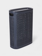 Плетёная корзина для белья с крышкой «Лён», 45 л, 43×20×60 см, графит - Фото 3