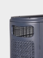 Плетёная корзина для белья с крышкой «Лён», 60 л, 43×20×80 см, графит - Фото 3