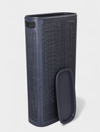 Плетёная корзина для белья с крышкой «Лён», 60 л, 43×20×80 см, графит - Фото 4