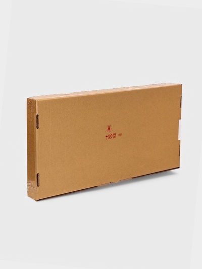 Плетёная корзина для белья с крышкой «Лён», 60 л, 43×20×80 см, графит