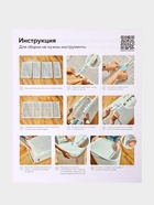 Плетёная корзина для белья с крышкой «Лён», 75 л, 43×32×60 см, графит - Фото 6