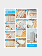 Плетёная корзина для белья с крышкой «Лён», 100 л, 43×32×80 см, белая - Фото 8