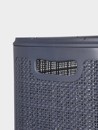 Плетёная корзина для белья с крышкой «Лён», 100 л, 43×32×80 см, графит - Фото 3