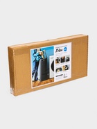 Плетёная корзина для белья с крышкой «Лён», 100 л, 43×32×80 см, графит - Фото 9